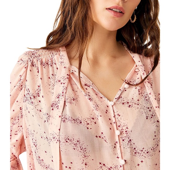 ✨Host Pick✨ Free People Stars Align Printed Top - Picture 4 of 13